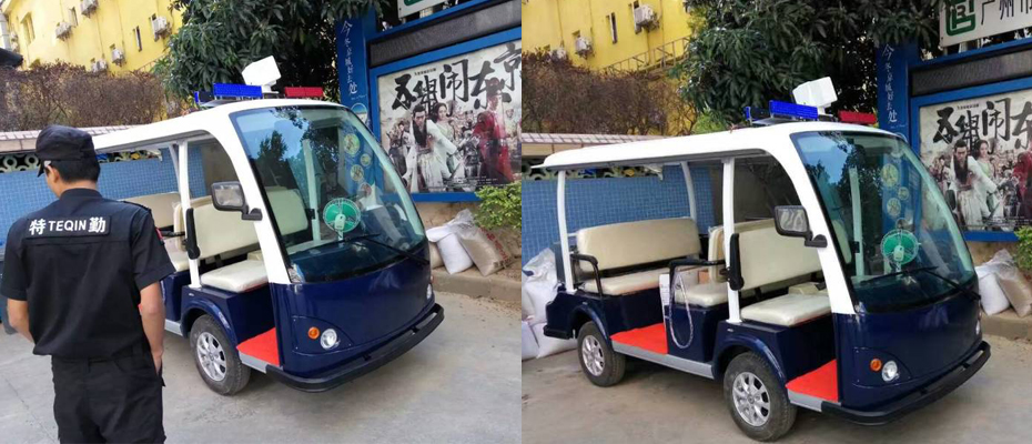 天河分局巡逻车