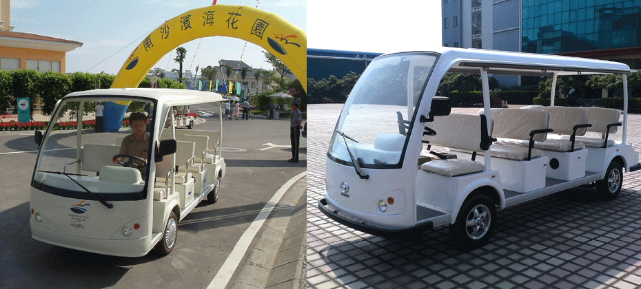 南沙宾海公园电动摆渡车