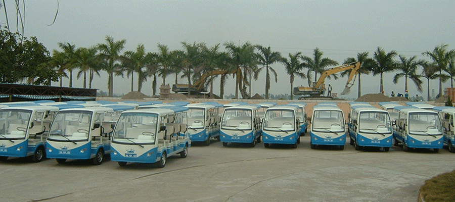 海泉湾现场<a href=http://www.langqing.cn target=_blank class=infotextkey>电动观光车</a>